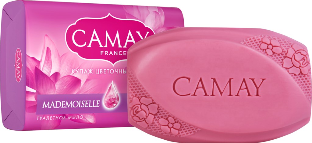 Туалетное мыло CAMAY Mademoiselle с ароматом цветущего лотоса